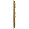 Ekena Millwork Ribbon with Bow Ceiling Medallion (Fits Canopies up to 7 1/2"), 12 1/4"OD x 7 1/2"ID x 7/8"P, Gold CM12RIGLS - alternate 4